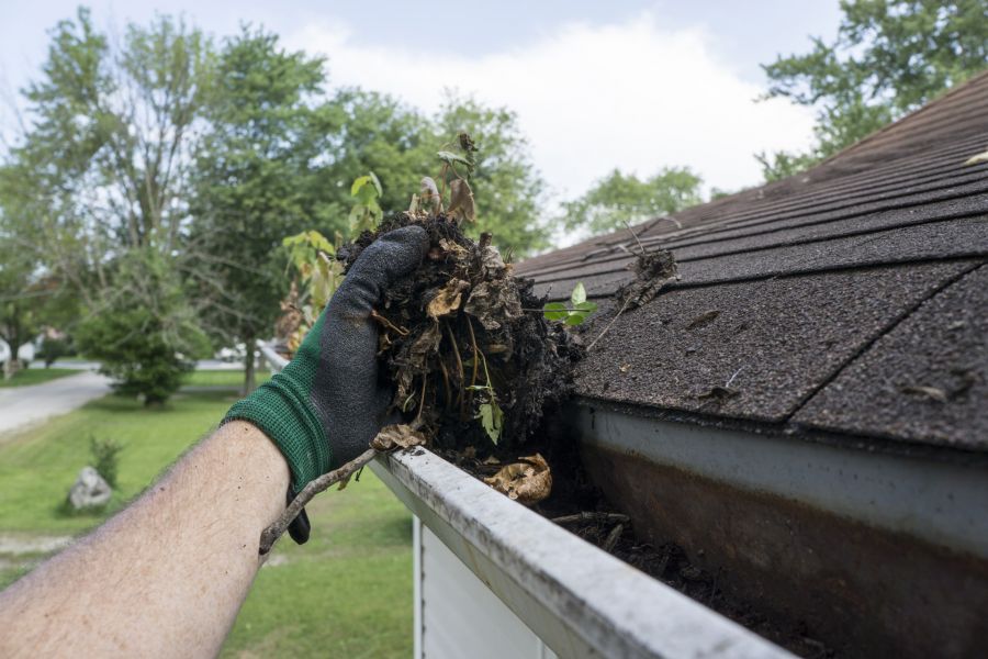 Gutter Cleaning by Vamp Building Maintenance of Atlanta