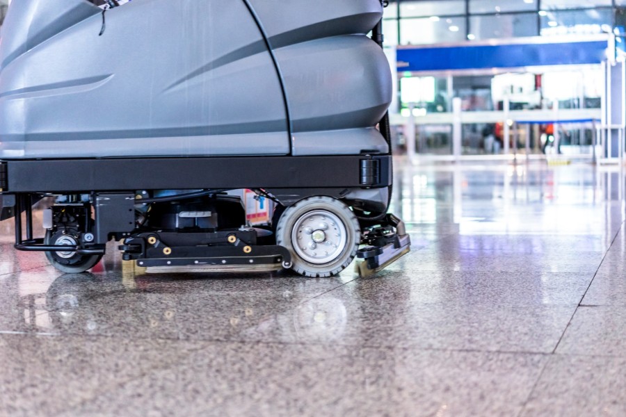Floor Stripping and Waxing by Vamp Building Maintenance of Atlanta