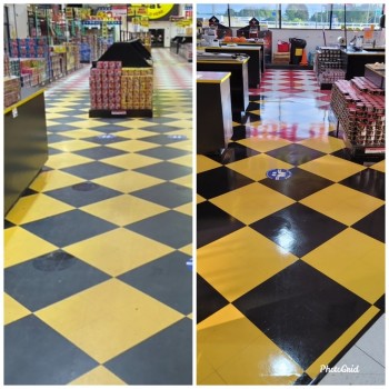 Floor Stripping and Waxing in Rex by Vamp Building Maintenance of Atlanta