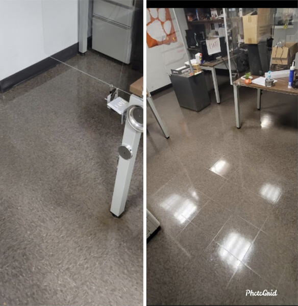 Before and After Floor Stripping and Waxing in Atlanta, GA (1)